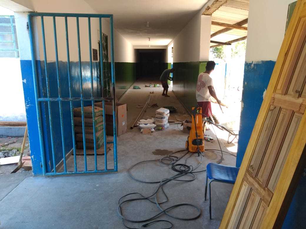 Camacã: Grupo Escolar Rui Barbosa de Jacareci recebe reforma geral